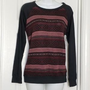 Krochet kids intl black & red peru sweater sz M